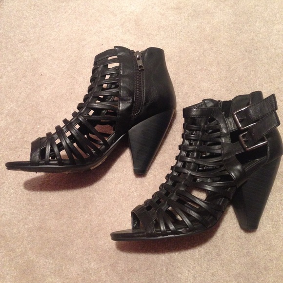 Barely Used Strap Heels - Picture 4 of 4