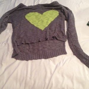 Heart sweater