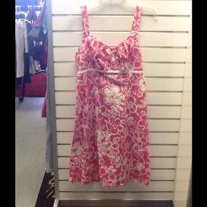 that rose pink floral dress