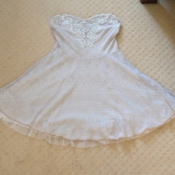 ⬇️Free People Lace+crochet+studded dress FINAL - Picture 4 of 4