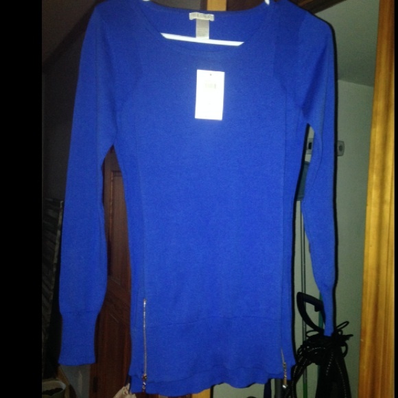 Cache💙Blue Zipper Sweater💙