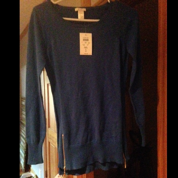 Cache💙Blue Zipper Sweater💙 - Picture 2 of 3