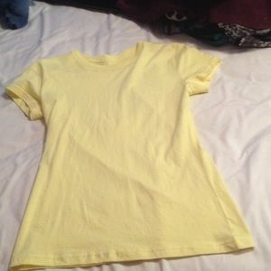 Yellow short sleeved shirt