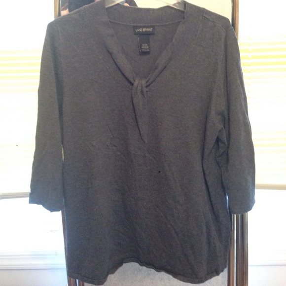 Gray Rayon blend sweater NWOT