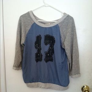 Blue & Gray Shirt