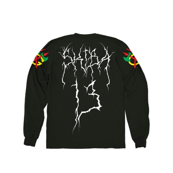 RARE SOLD OUT Alkaline Trio Blackhawks hockey tee - Picture 2 of 4