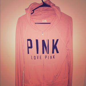 Pink zip up vs ON HOLD