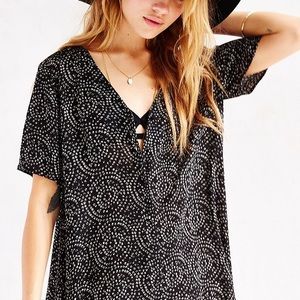 Urban Outfitters black and white shift dress