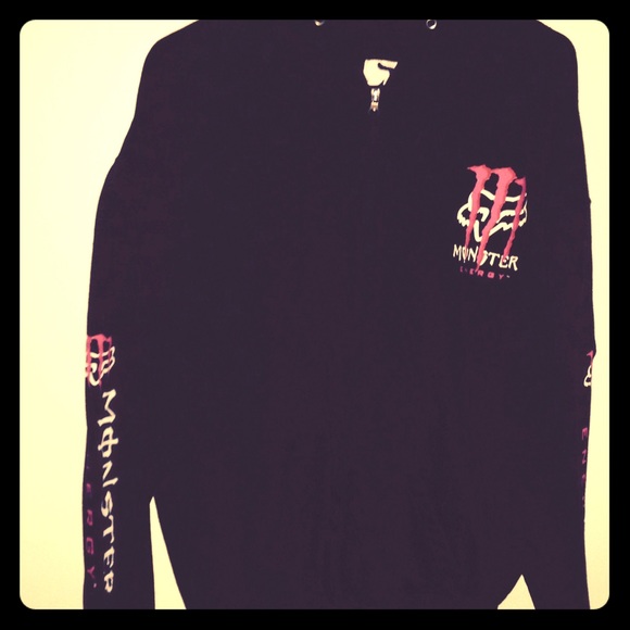 Fox racing & monster energy hoodie