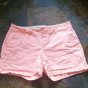 Neon coral shorts