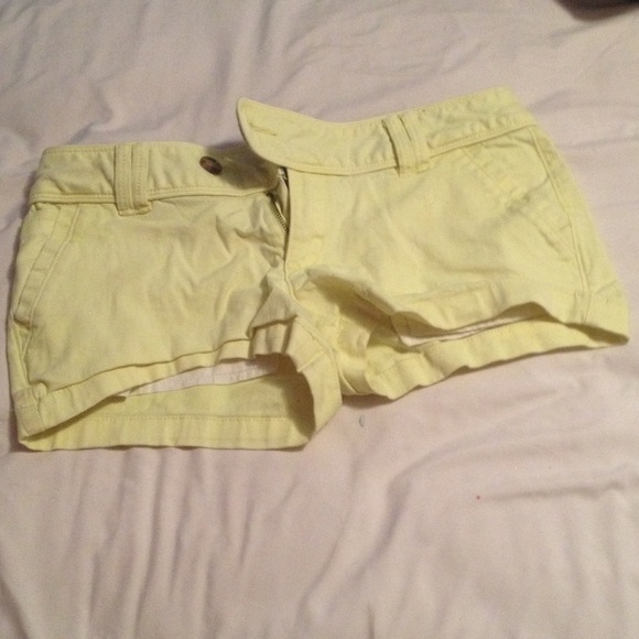 Yellow shorts