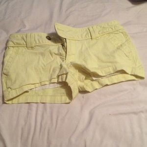 Yellow shorts