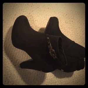 Black Booties sz 11W