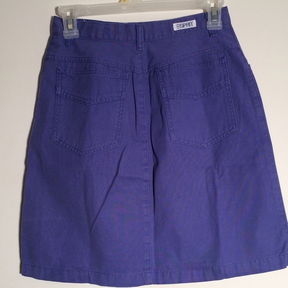 Purple high waisted skirt - Picture 2 of 3