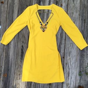 ❗️TODAY❗️1.99$ shipping Mustard dress🌼 like new!!