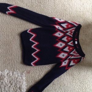 Red white blue h&m sweater