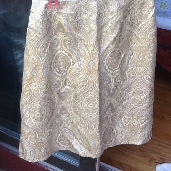 Special event golden skirt