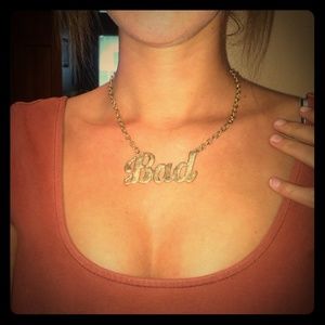 Bad girl necklace😏
