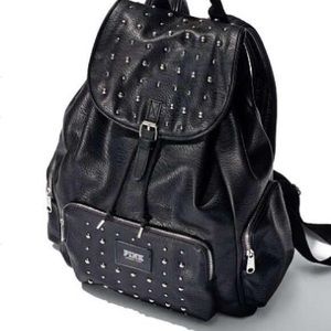 VS PINK studded black backpack!!!