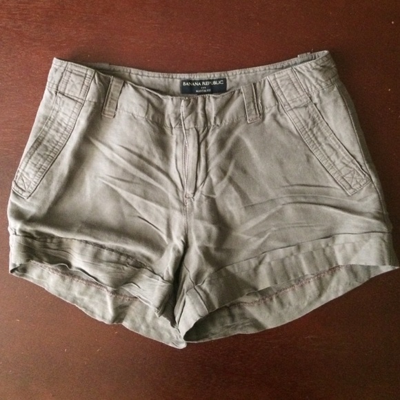 Banana Republic Linen Shorts.