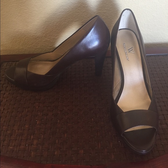Chocolate brown high heels!