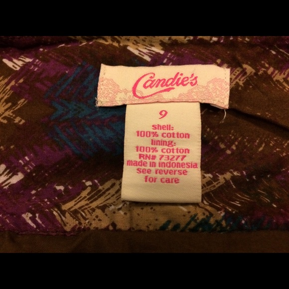 Brown, multi-colored skirt - Picture 3 of 4