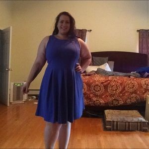 Blue Cynthia Rowley dress NWT