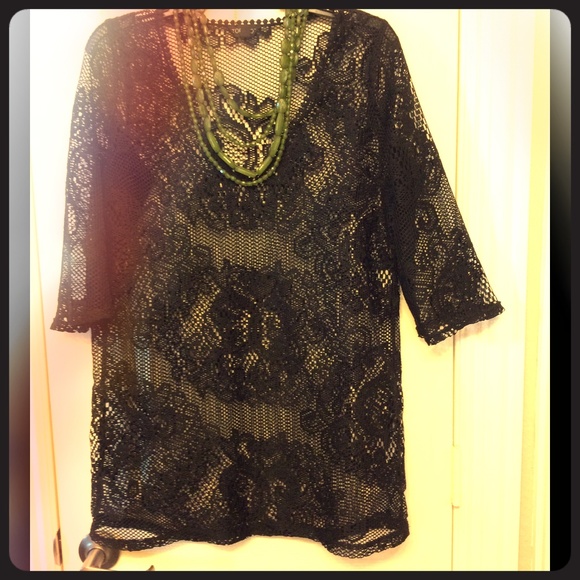 Topshop Sheer Dress