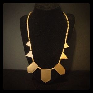 Forever 21 gold statement necklace