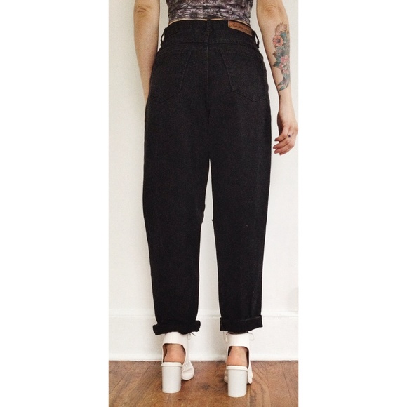 SOLD Black baggy boyfriend jean 90s grunge denim 4 - Picture 4 of 4