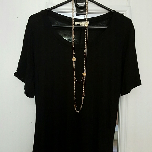 Black tunic top dress
