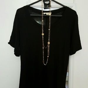 Black tunic top dress