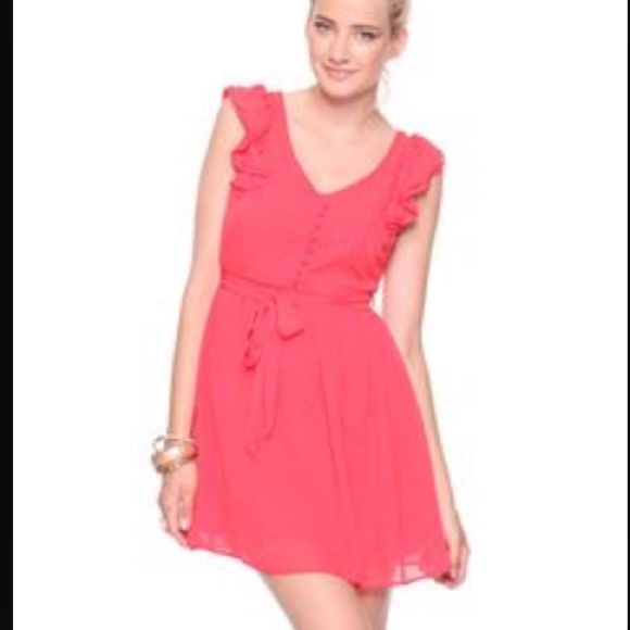 Coral forever 21 dress