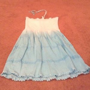 Child's blue sundress