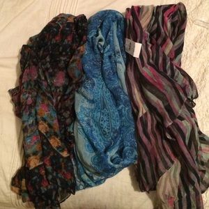 Assortment of scarves