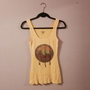 True Religion yellow tank top