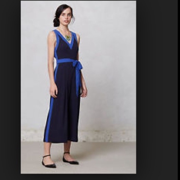 Anthropologie navy jumpsuit !