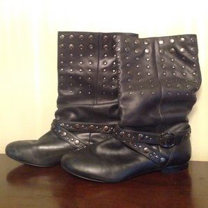 Leather, studded, Aldo boots. OFFERS ACCEPTED