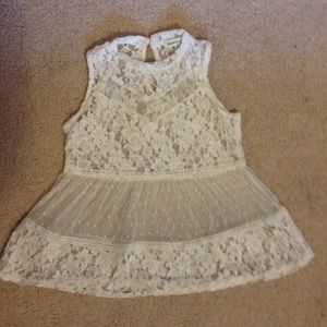 Lace tank top