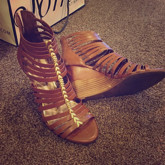 Jessica Simpson Shoes - Gladiator wedge sandals