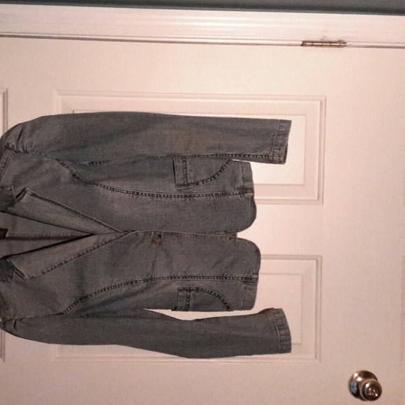 Express denim blazer