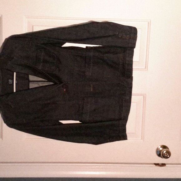 Gap dark denim blazer
