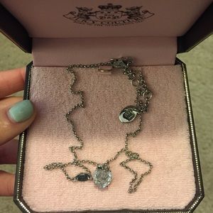 Authentic silver Juicy Couture Necklace