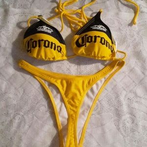 Corona Bikini with thong bottom - sz 18 jr/XL