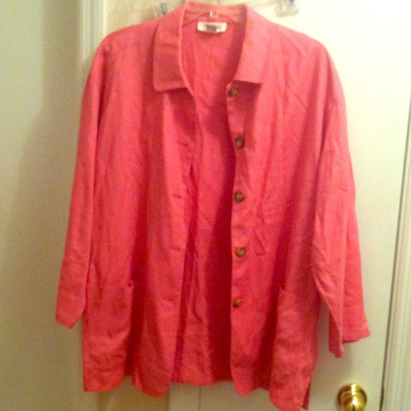 Talbots Linen Jacket