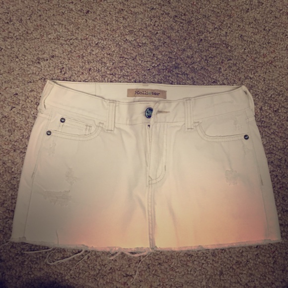 Hollister White Skirt