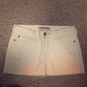Hollister White Skirt
