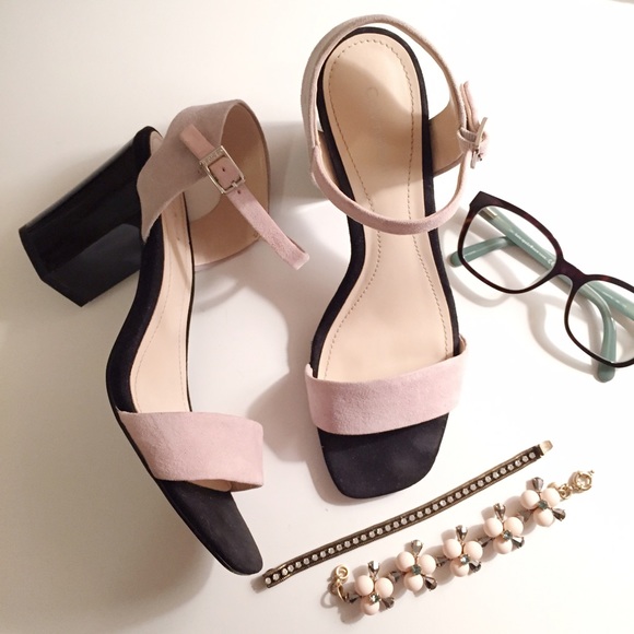 Calvin Klein Verla pink & gray suede colorblock