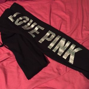 Pink VS Bling Sweatpants