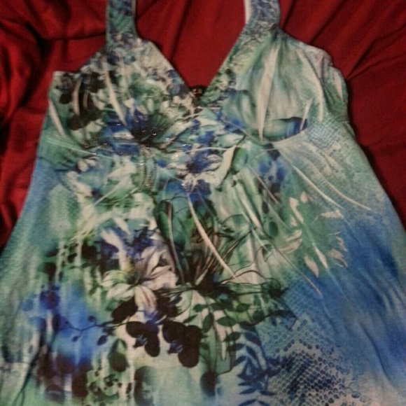 Cute multi color summer top
